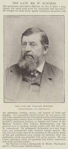 De overleden heer William Burgess, Pisciculturist en Natuuronderzoeker
