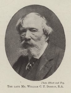 De overleden heer William C T Dobson, RA door English Photographer
