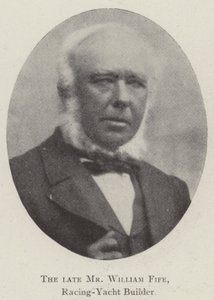 De overleden Mr William Fife, bouwer van racejachten door English Photographer
