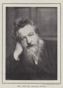 De overleden Mr William Morris door English Photographer