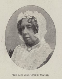 Wijlen Mrs Cowden Clarke door English Photographer
