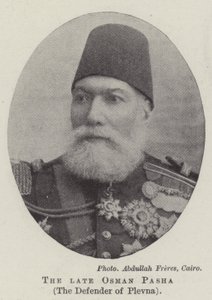 Wijlen Osman Pasha, de verdediger van Plevna door English Photographer