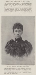 De overleden prinses Ferdinand van Bulgarije door English Photographer