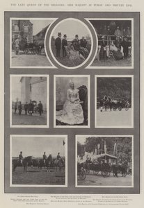De overleden koningin van België, Hare Majesteit in het openbaar en privéleven door English Photographer