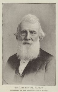 De wijlen dominee Dr. Hannay, secretaris van de Congregational Union door English Photographer