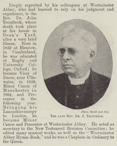 De wijlen dominee Dr J Troutbeck door English Photographer