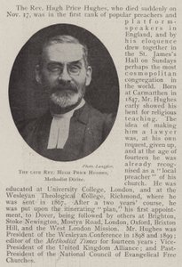 De overleden Dominee Hugh Price Hughes, Methodistische Geestelijke