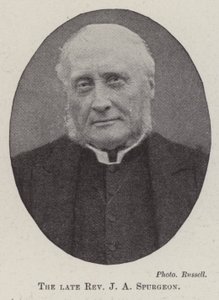 Wijlen de eerwaarde J A Spurgeon door English Photographer