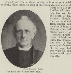 De wijlen eerwaarde Samuel Haughton door English Photographer