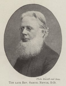 De overleden eerwaarde Samuel Newth, DD door English Photographer