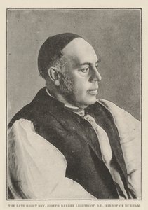 De wijlen rechter eerwaarde Joseph Barber Lightfoot, DD, bisschop van Durham door English Photographer