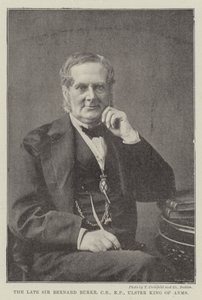 De overleden Sir Bernard Burke, CB, KP, Ulster King of Arms door English Photographer