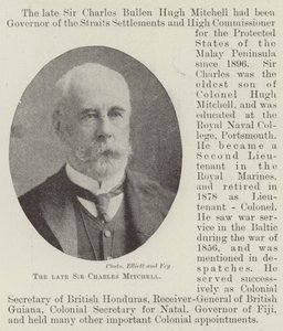 De overleden Sir Charles Mitchell door English Photographer