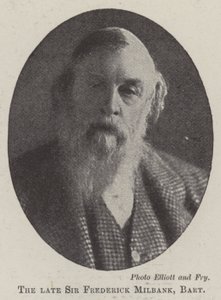 De overleden Sir Frederick Milbank, baronet door English Photographer