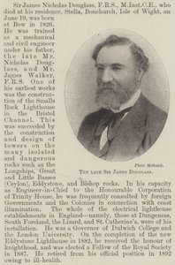 De overleden Sir James Douglass door English Photographer