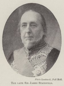 De wijlen Sir James Stansfeld door English Photographer