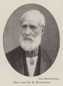 De overleden Sir R Rawlinson door English Photographer