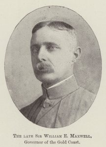 De wijlen Sir William E Maxwell, Gouverneur van de Goudkust door English Photographer