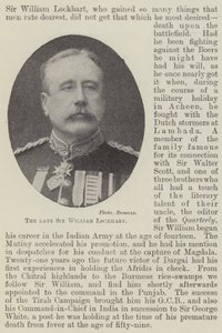 De overleden Sir William Lockhart door English Photographer
