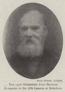 Wijlen Trompetter John Browne, Trompetter van de 17e Lancers bij Balaclava door English Photographer
