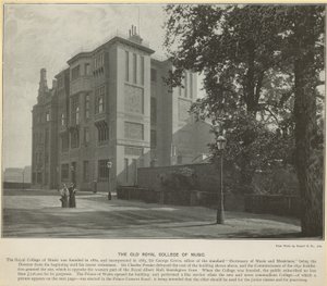 Het oude Royal College of Music door English Photographer