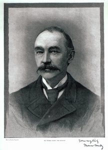 Thomas Hardy, 1892 door English Photographer
