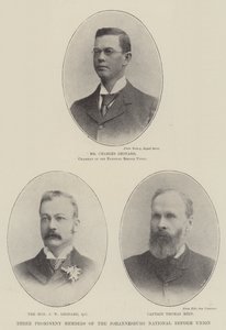 Drie prominente leden van de Johannesburg National Reform Union door English Photographer