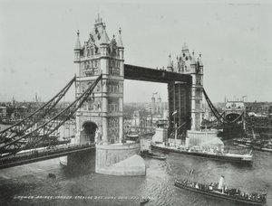 Tower Bridge op de dag van de opening, 1894