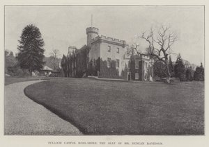 Tulloch Castle, Ross-Shire, de zetel van Mr Duncan Davidson