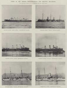 Typen van de Franse Middellandse Zee- en Kanaalsquadrons