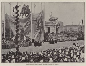 Onthulling van het Standbeeld van Keizer Wilhelm I in Berlijn door English Photographer