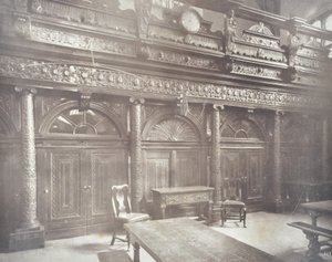 Uitzicht op Grays Inn Hall, Londen, 1885 door English Photographer
