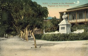 Wagham Monument, Port Taufiq, Suez door English Photographer