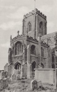 Walpole St Peter (zwart-wit foto) door English Photographer
