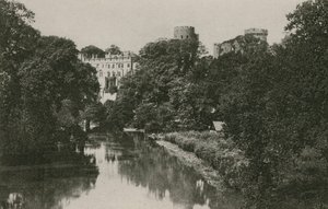 Kasteel Warwick, vanaf de Avon door English Photographer