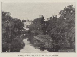 Warwick Castle, de zetel van de graaf van Warwick door English Photographer