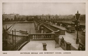 Waterloo Bridge en Somerset House, Londen door English Photographer