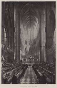 Westminster Abbey, het koor door English Photographer