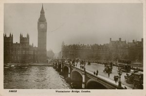 Westminster Bridge, Londen door English Photographer