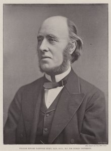 William Edward Hartpole Lecky, LLD, DCL, MP, voor de Universiteit van Dublin door English Photographer