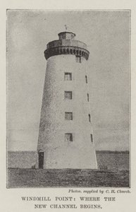 Windmill Point, waar het Nieuwe Kanaal begint