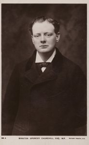 Winston Churchill door English Photographer