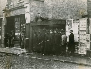 Winston Churchill bij het Beleg van Sidney Street