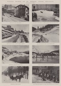 Wintersporten in St Moritz, Boven-Engadin