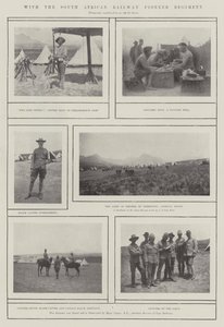 Met het Zuid-Afrikaanse spoorwegpioniersregiment