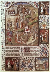 17294, fol 448 St. George doodt Draken door English School
