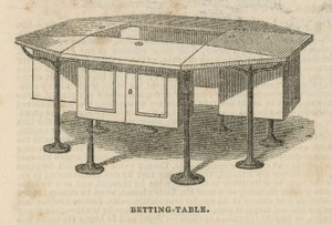 Een wedtafel door English School