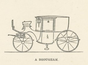 A Brougham (gravure) door English School