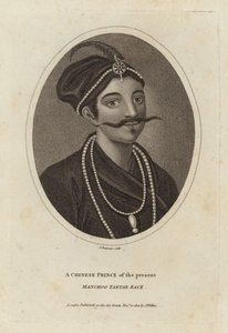 Een Chinese Prins van de huidige Manchu-Tartaarse Ras door English School