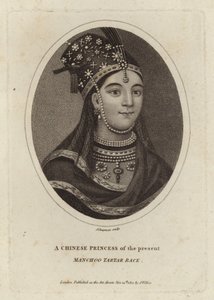 Een Chinese Prinses van de huidige Manchu-Tartaarse Ras